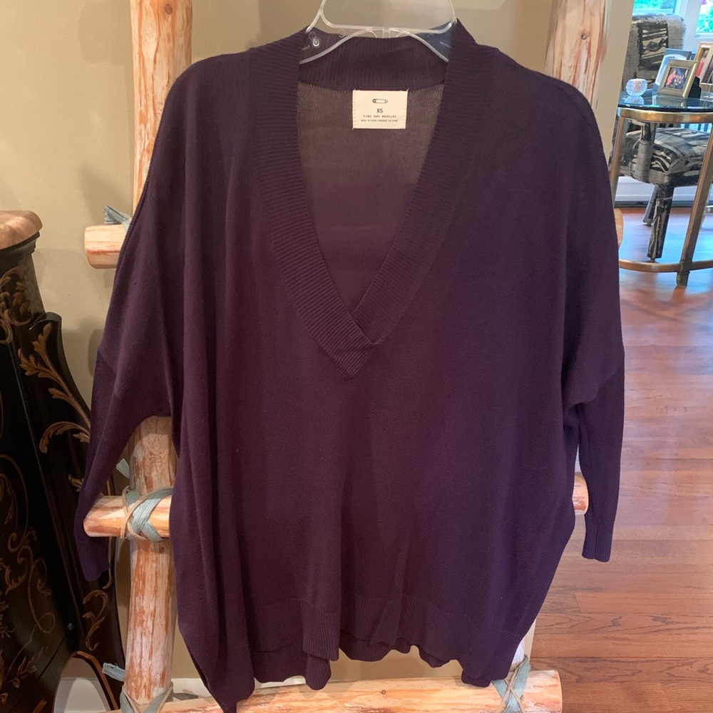 Plum sweater
